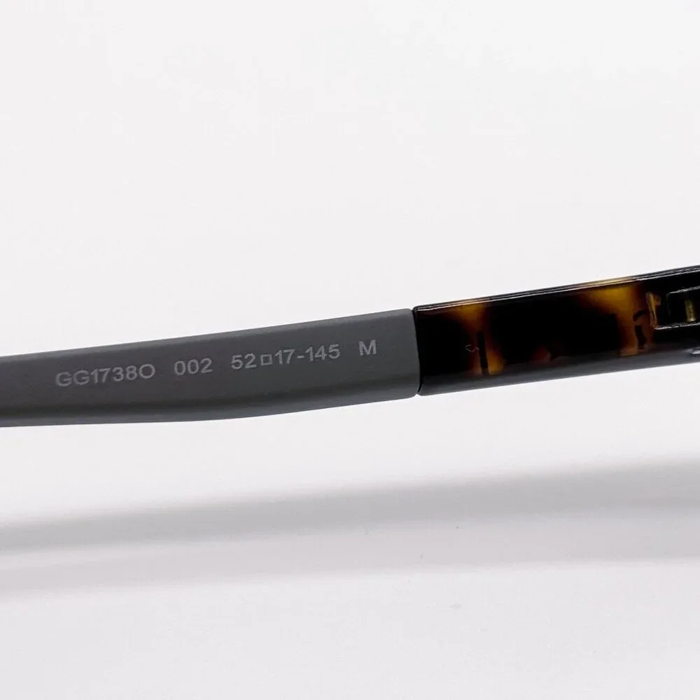 NEW GUCCI GG1738O 002 HAVANA/GREY MEN EYEGLASSES GUCCI
